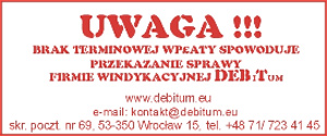 pieczęć ostrzegawcza